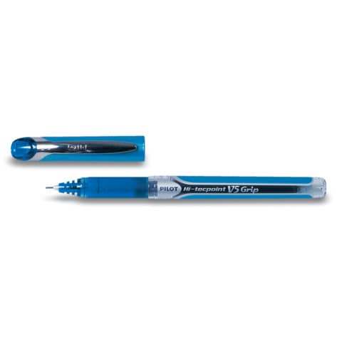 Penne a sfera con cappuccio Pilot Hi-Tecpoint V5 Grip 0,5 mm blu 6731
